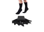 Socken CAMANO Socken 7er Pack, Damen, Gr. 39/42, schwarz, 80% Baumwolle, 17% Polyamid, 3% Elasthan, uni, Socken Socken