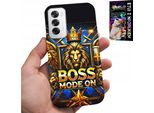 Custodia Per Oppo Reno12 5G - Boss Lion Con Corona Su Scudo Custodia + Foil