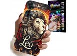 Custodia Per Oppo Reno11 F 5G - Leone, Segno Zodiacale Astronomico, Custodia + Foglio Di Alluminio