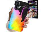 Custodia Per Oppo Reno11 F 5G - Modelli Colorati Arcobaleno, Vernice + Lamina