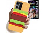 Custodia Per Oppo Reno7 4G - Custodia Burger Cheeseburger Regalo