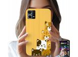 Custodia Per Oppo Reno7 4G - Love Cat, Disegni Con Gatti, Custodia + Vetro