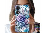 Custodia Per Oppo Reno8 T 4G - Custodia Con Motivi Floreali Blush + Vetro