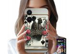 Custodia Per Oppo Reno8 Lite 5G - Carta Da Poker King + Vetro