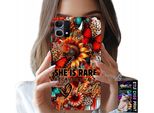 Custodia Per Oppo Reno7 4G - Lei è Rara, Girasoli, Fiori, Farfalle