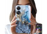 Custodia Per Oppo Reno8 T 4G - Modelli Da Donna Marmorizzati + Vetro