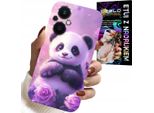 Custodia Per Oppo Reno8 Lite 5G - Design Di Dolci Panda Per Bambini + Vetro