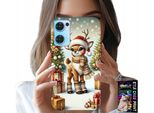 Custodia Per Oppo Reno7 5G - Renna, Disegni Natalizi + Vetro