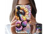 Custodia Per Oppo Reno8 T 4G - Girasole Con Farfalla, Custodia + Foil