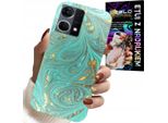 Custodia Per Oppo Reno7 4G - Modelli Marmorizzati + Vetro Temperato