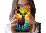 Custodia Per Oppo Reno8 Lite 5G - Motivi Colorati Cervi Alci Animali Della Foresta