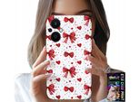 Custodia Per Oppo Reno7 Lite 5G - Nastro Rosso Con Motivi Alla Moda