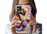 Custodia Per Oppo Reno7 4G - Girasole Con Farfalla, Custodia + Foil
