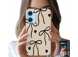 Custodia Per Oppo Reno7 5G - Cocards A Nastro Beige Con Motivi Alla Moda