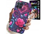 Custodia Per Oppo Reno 4 Lite - Cuore, Rosa, Custodia Per Adolescenti + Vetro