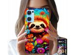 Custodia Per Oppo Reno7 5G - Modelli Di Animali Koala Colorati + Vetro
