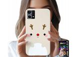 Custodia Per Oppo Reno7 4G - Renna, Motivi Natalizi