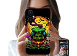 Custodia Per Oppo Reno7 Lite 5G - Strega Cauldron Wand Halloween Glass