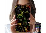 Custodia Per Oppo Reno8 Lite 5G - Renna, Fiocco Di Neve, Albero Di Natale + Vetro