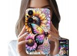 Custodia Per Oppo Reno7 Lite 5G - Girasole Con Farfalla, Custodia + Foil