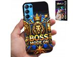 Custodia Per Oppo Reno5 4G 5G - Boss Lion Con Corona Su Scudo Custodia + Foil