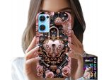Custodia Per Oppo Reno7 5G - Donna, Motivi Alla Moda, Lucchetto Cuore Rosa
