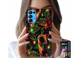 Custodia Per Oppo Reno5 4G 5G - Bastoncino Di Zucchero, Vischio, Albero Di Natale + Vetro