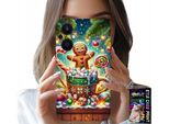 Custodia Per Oppo Reno7 Lite 5G - Disegni Natalizi Di Pan Di Zenzero + Vetro