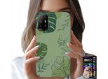 Custodia Per Oppo Reno 5Z / A94 5G - Foglia Verde Motivi Vegetali Plecki