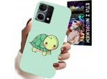 Custodia Per Oppo Reno7 4G - Modelli Di Tartaruga Per Bambini + Vetro
