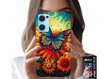 Custodia Per Oppo Reno7 5G - Custodia Farfalle Fiori Rose