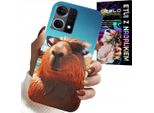 Custodia Per Oppo Reno7 4G - Sweet Capibara, Custodia Capibara + Vetro