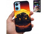 Custodia Per Oppo Reno7 5G - Monstertruck, Camion, Motivi + Vetro