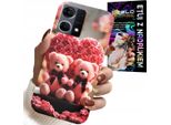 Custodia Per Oppo Reno7 4G - Cuore Della Famiglia Rose Bowl + Vetro