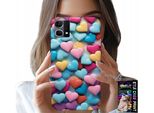 Custodia Per Oppo Reno7 4G - Cuori Colorati Personalizzabili
