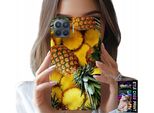 Custodia Per Oppo Reno 4 Lite - Custodia Con Frutto Di Ananas + Vetro