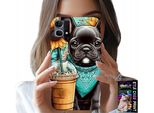 Custodia Per Oppo Reno7 4G - Bulldog Coffi Love, Girasoli, Custodia Psi