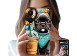 Custodia Per Oppo Reno8 Lite 5G - Bulldog Coffi Love, Girasoli, Custodia Psi