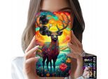 Custodia Per Oppo Reno11 F 5G - Motivi Colorati Cervi Alci Animali Della Foresta