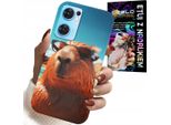 Custodia Per Oppo Reno7 5G - Sweet Capibara, Custodia Capibara + Vetro
