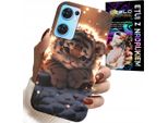 Custodia Per Oppo Reno7 5G - Custodia Stampata Con Tigre Carina