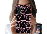Custodia Per Oppo Reno11 F 5G - Nastri Neri E Rosa