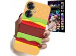 Custodia Per Oppo Reno11 F 5G - Custodia Burger Cheeseburger Regalo
