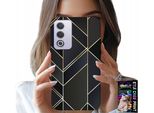 Custodia Per Oppo A80 5G - Cornici Dorate, Design Elegante + Lamina