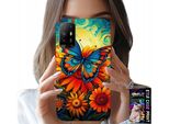 Custodia Per Oppo Reno 5Z / A94 5G - Farfalle Fiori Rose Case