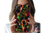 Custodia Per Oppo Reno 5Z / A94 5G - Bastoncino Di Zucchero, Vischio, Albero Di Natale + Vetro