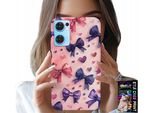 Custodia Per Oppo Reno7 5G - Motivi A Nastro Colorati + Vetro