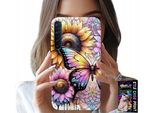 Custodia Per Oppo A91 - Girasole Con Farfalla, Custodia + Foil