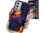 Custodia Per Oppo A80 5G - Motivi Astratti Colorati + Foil