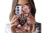 Custodia Per Oppo A80 5G - Modelli Femminili Custodia A Cuore Con Lucchetto + Lamina